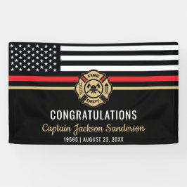 Vlag brandweerafdeling brandbestrijding spandoek