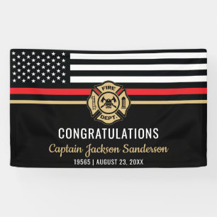 Vlag brandweerafdeling brandbestrijding spandoek