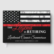 Vlag brandweerman bij rode lijn