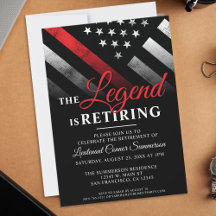 Vlag brandweerman bij rode lijn