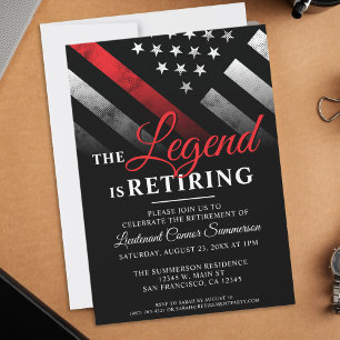 Vlag brandweerman bij rode lijn kaart