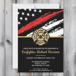 Vlag brandweerman op de rode lijn van het Afstuder Kaart