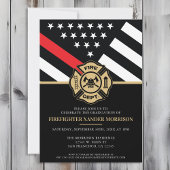 Vlag brandweerman op de rode lijn van het Afstuder Kaart