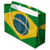 vlag Brazilië Large Cadeautasje (Achterkant Gekanteld)