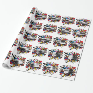 Vlag Bretagne Breizh graffiti Breton graff Cadeaupapier