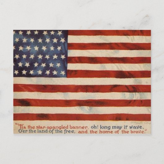  vlag briefkaart (Voorkant)