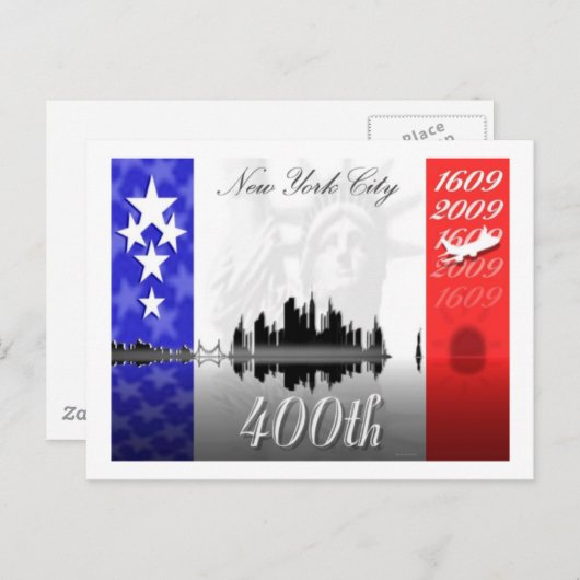 "VLAG" BRIEFKAART (Voorkant / Achterkant)