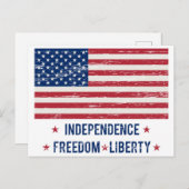  vlag briefkaart (Voorkant / Achterkant)