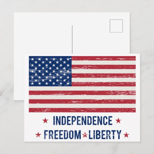  vlag briefkaart (Voorkant / Achterkant)