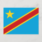 Vlag Briefkaart Congo-Kinshasa (Voorkant)