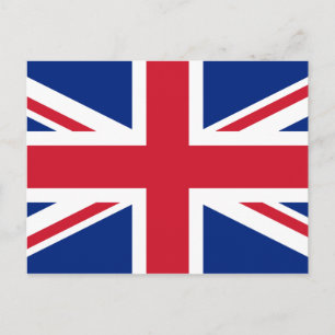 Vlag Briefkaart van het Verenigd Koninkrijk (Brits