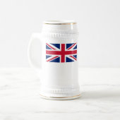 Vlag Brits Antarctisch Gebied Bierpul (Voorkant links)