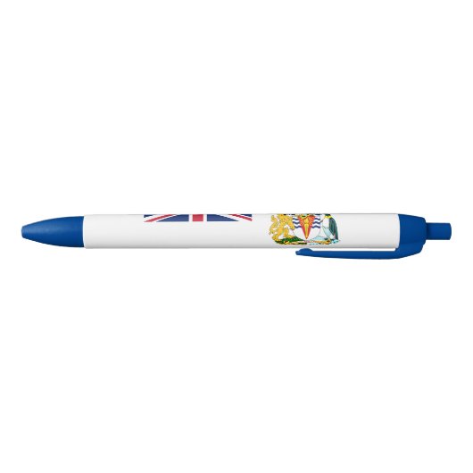 Vlag Brits Antarctisch Gebied Blauwe Inkt Pen (Bodem)