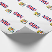 Vlag Brits Antarctisch Gebied Cadeaupapier (Hoek)