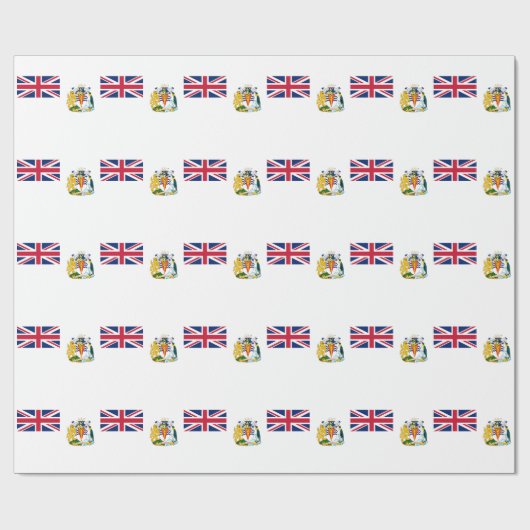 Vlag Brits Antarctisch Gebied Cadeaupapier (Vlak)