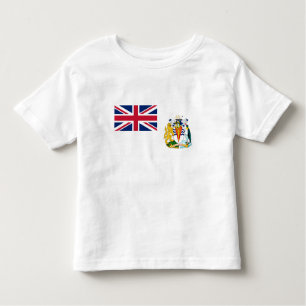 Vlag Brits Antarctisch Gebied Kinder Shirts