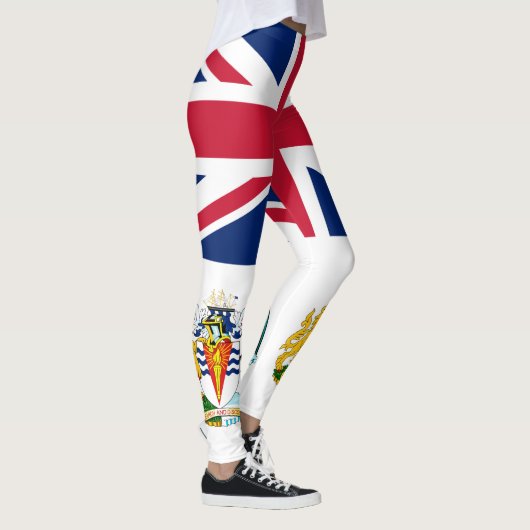 Vlag Brits Antarctisch Gebied Leggings (Rechts)
