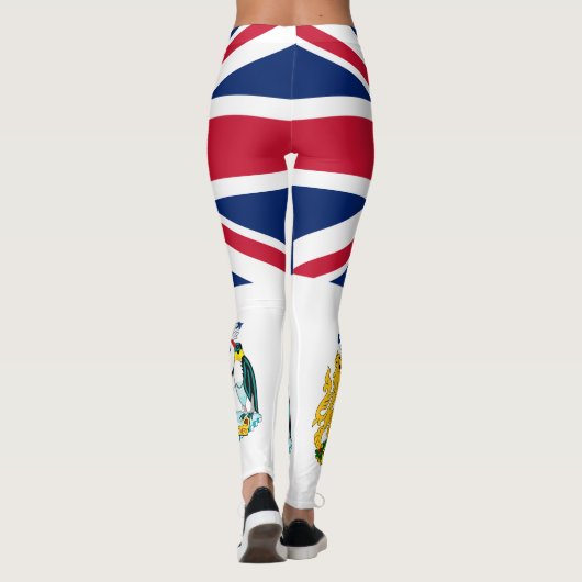 Vlag Brits Antarctisch Gebied Leggings (Achterkant)