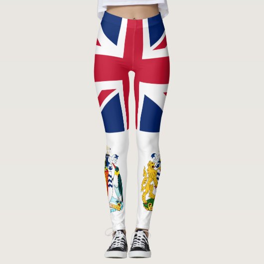 Vlag Brits Antarctisch Gebied Leggings (Voorkant)