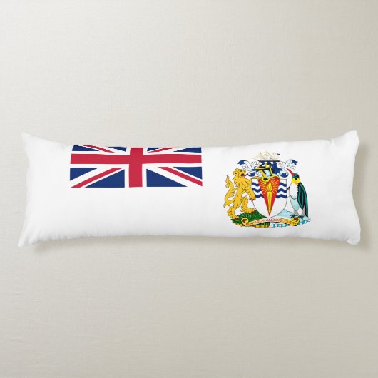 Vlag Brits Antarctisch Gebied Lichaamskussen (Voorkant)
