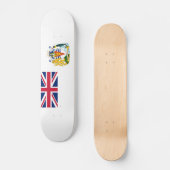 Vlag Brits Antarctisch Gebied Persoonlijk Skateboard (Voorkant)