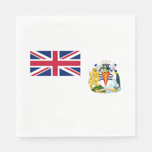 Vlag Brits Antarctisch Gebied Servet