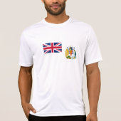 Vlag Brits Antarctisch Gebied T-shirt (Voorkant)