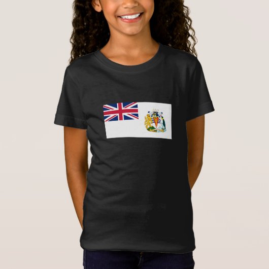 Vlag Brits Antarctisch Gebied T-shirt (Voorkant)