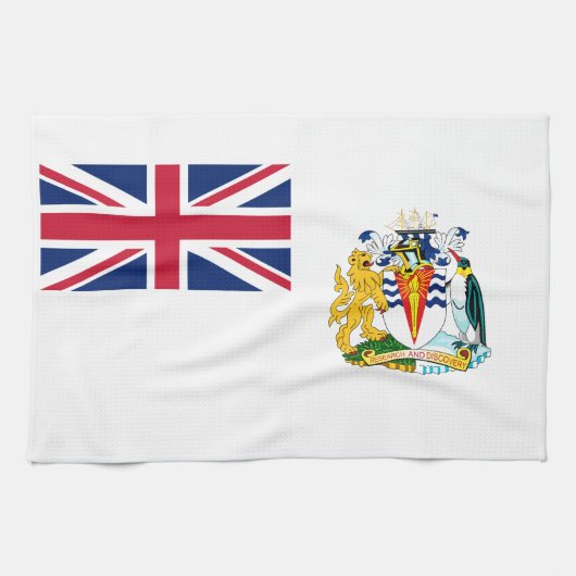 Vlag Brits Antarctisch Gebied Theedoek (Horizontaal)