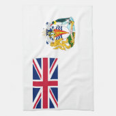 Vlag Brits Antarctisch Gebied Theedoek (Verticaal)