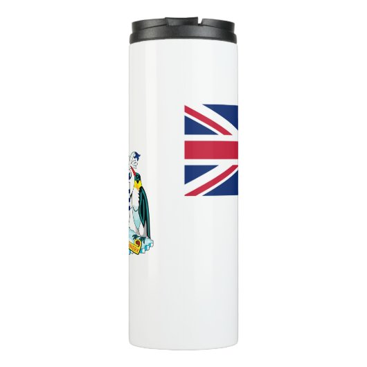 Vlag Brits Antarctisch Gebied Thermosbeker (Achterkant)
