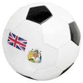 Vlag Brits Antarctisch Gebied Voetbal (Drie kwart)