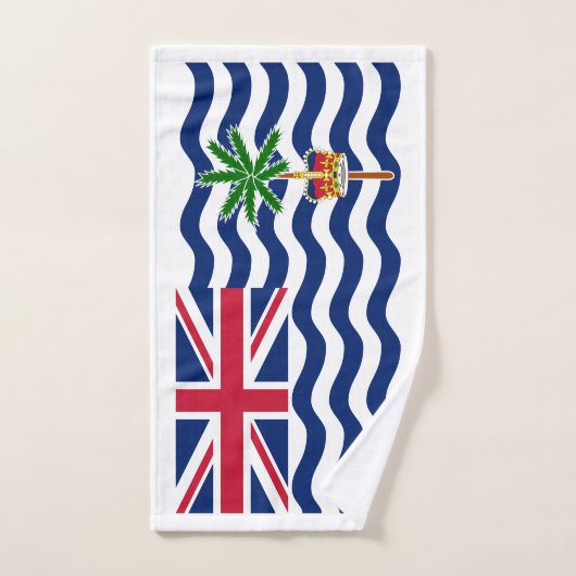 Vlag Brits gebied in de Indische Oceaan Bad Handdoek (Handdoek)