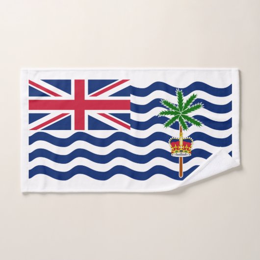 Vlag Brits gebied in de Indische Oceaan Bad Handdoek (Handdoek)