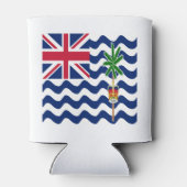 Vlag Brits gebied in de Indische Oceaan Blikjeskoeler (Achterkant)