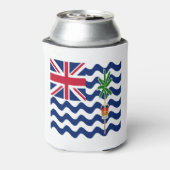 Vlag Brits gebied in de Indische Oceaan Blikjeskoeler (Blikje Achterkant)