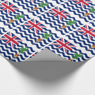 Vlag Brits gebied in de Indische Oceaan Cadeaupapier