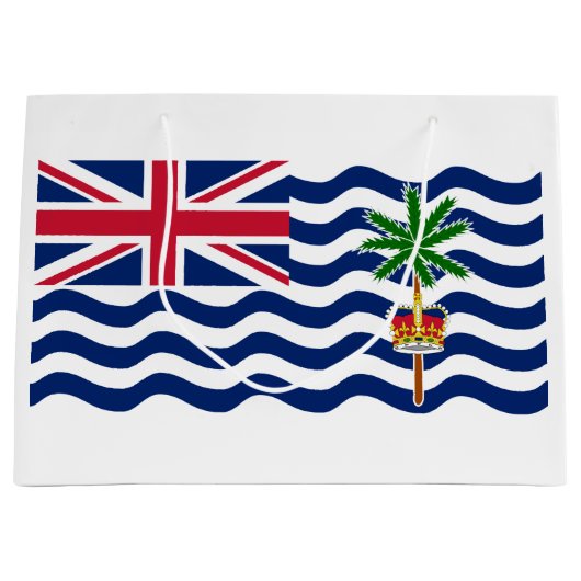 Vlag Brits gebied in de Indische Oceaan Groot Cadeauzakje (Voorkant)