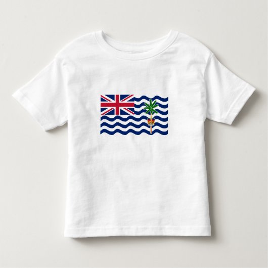 Vlag Brits gebied in de Indische Oceaan Kinder Shirts (Voorkant)