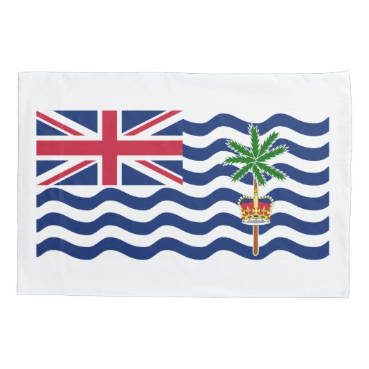 Vlag Brits gebied in de Indische Oceaan Kussensloop (Achterkant)