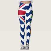 Vlag Brits gebied in de Indische Oceaan Leggings (Voorkant)