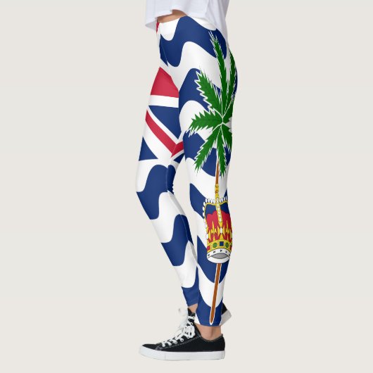 Vlag Brits gebied in de Indische Oceaan Leggings (Links)