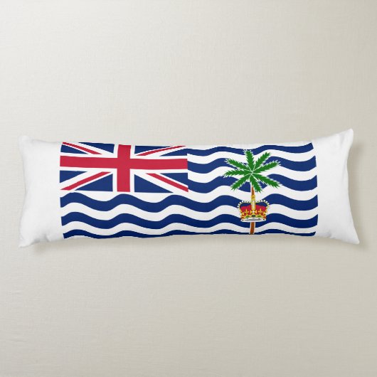 Vlag Brits gebied in de Indische Oceaan Lichaamskussen (Achterkant)