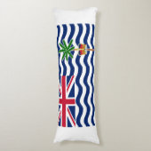 Vlag Brits gebied in de Indische Oceaan Lichaamskussen (Voorkant Verticaal)