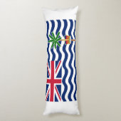 Vlag Brits gebied in de Indische Oceaan Lichaamskussen (Achterkant (Verticaal))