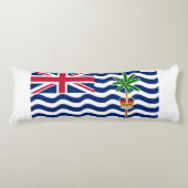 Vlag Brits gebied in de Indische Oceaan Lichaamskussen (Voorkant)