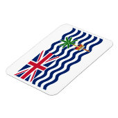 Vlag Brits gebied in de Indische Oceaan Magneet (Linkerzijde)