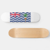 Vlag Brits gebied in de Indische Oceaan Persoonlijk Skateboard (Horizontaal)