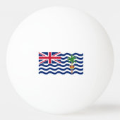 Vlag Brits gebied in de Indische Oceaan Pingpongbal (Achterkant)