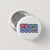 Vlag Brits gebied in de Indische Oceaan Ronde Button 3,2 Cm (Voorkant /achterkant)